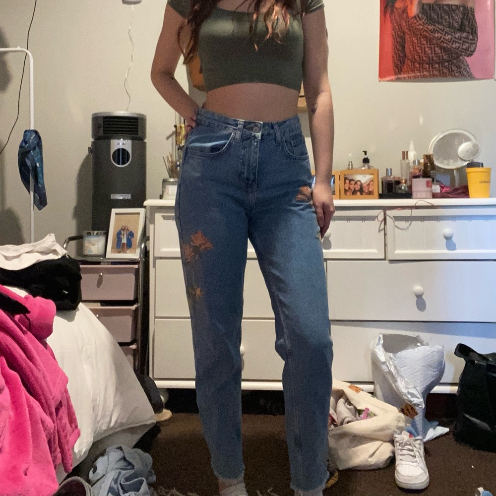 Embroidered Jeans